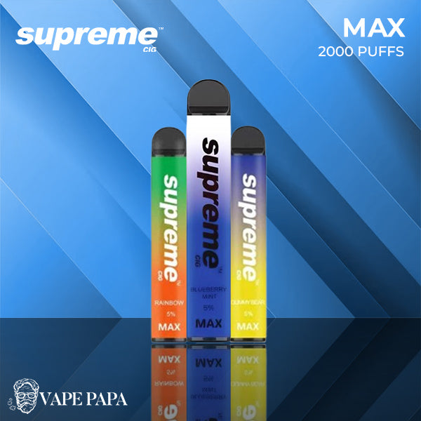 Supreme Max Disposable Vape Vape Papa Supreme Max Disposable Vape Vape Papa