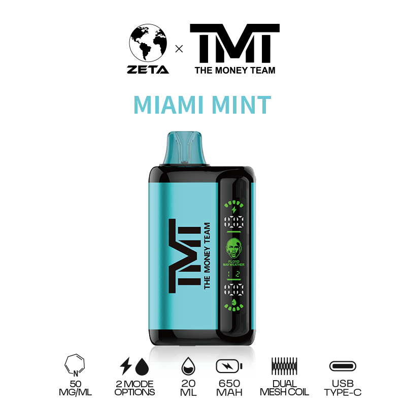 TMT Vape 15000 Puffs, 20ml, Rechargeable – Vape papa