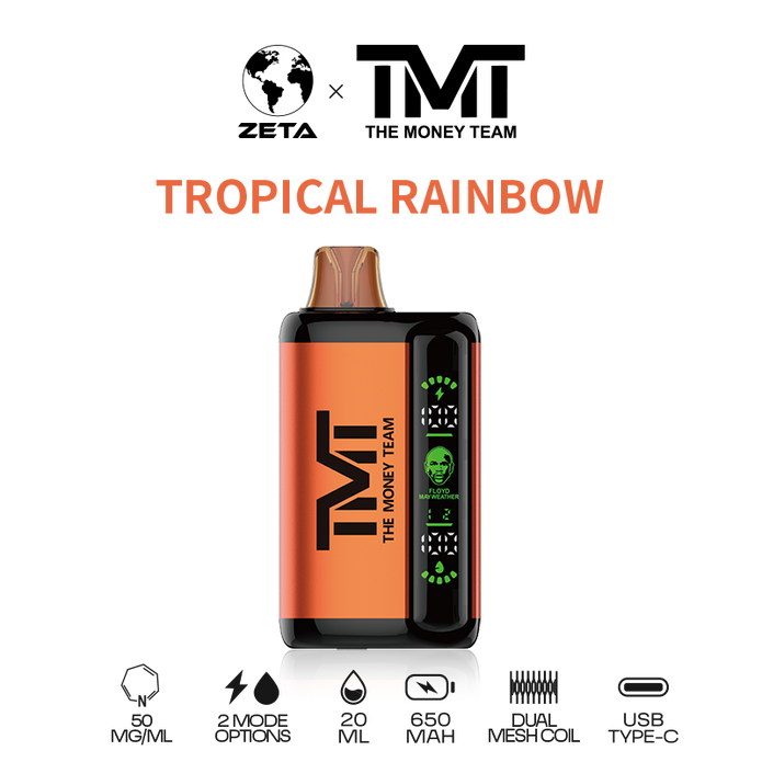TMT Vape 15000 Puffs, 20ml, Rechargeable – Vape papa