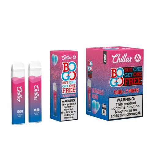 Chillax 2% Nicotine Disposable Vape: 700mAh Battery Vape Papa Chillax 2% Nicotine Disposable Vape: 700mAh Battery Vape Papa