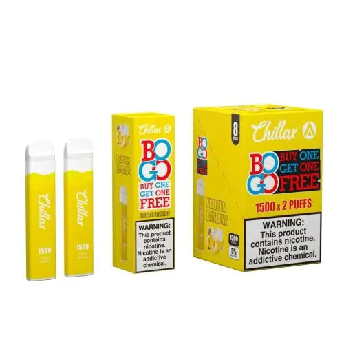 Chillax 2% Nicotine Disposable Vape: 700mAh Battery Vape Papa Chillax 2% Nicotine Disposable Vape: 700mAh Battery Vape Papa
