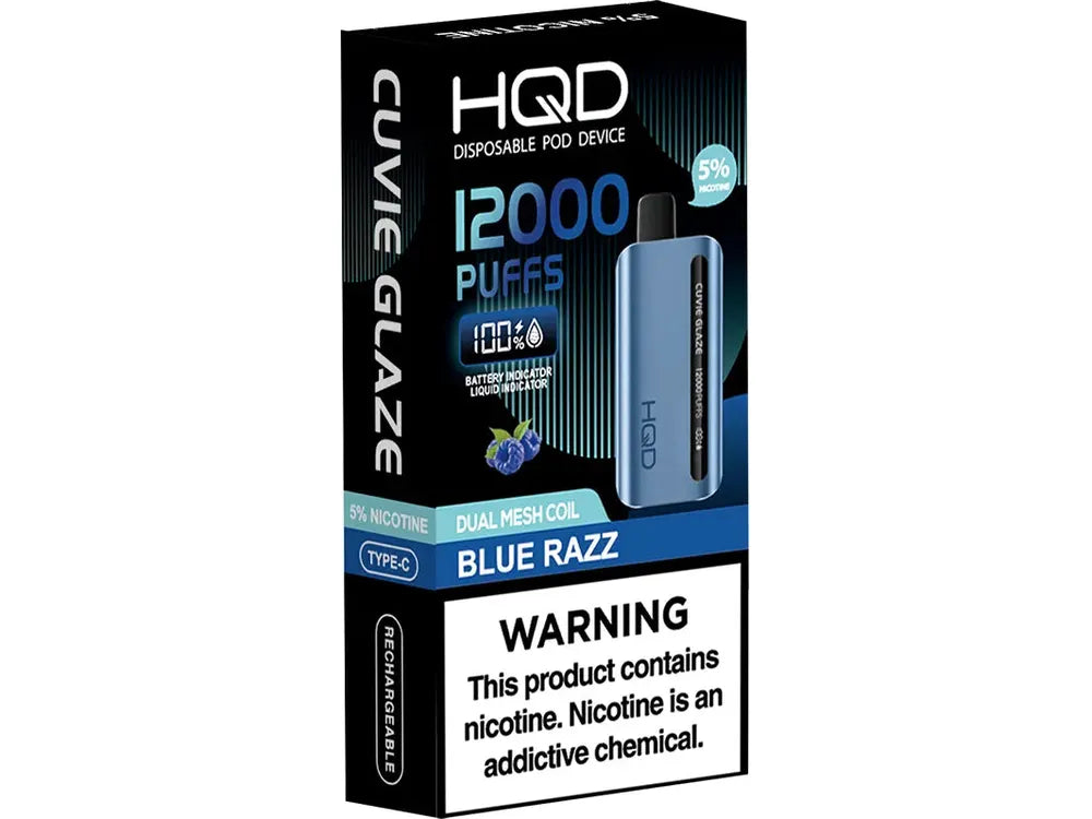 HQD Glaze: 12000 Puffs - 5mg Nicotine Vape Papa HQD Glaze: 12000 Puffs - 5mg Nicotine Vape Papa