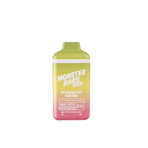 Monster Bar Max Fruit Strawberry Banana  