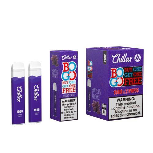 Chillax 2% Nicotine Disposable Vape: 700mAh Battery Vape Papa Chillax 2% Nicotine Disposable Vape: 700mAh Battery Vape Papa