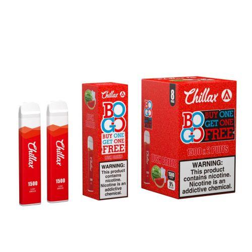 Chillax Disposable Vape 0% Lush Breeze Grapefruit Salty Dog 