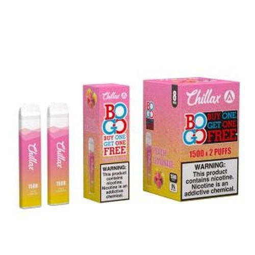 Chillax Disposable Vape 0% Peach Lemonade 