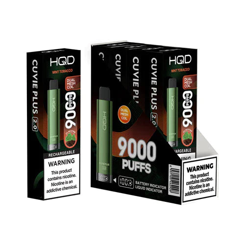 hqd cuvie plus pro 9000 HQD Cuvie Plus 2.0 Disposable Vape: 9000 Max Puffs – Vape Papa