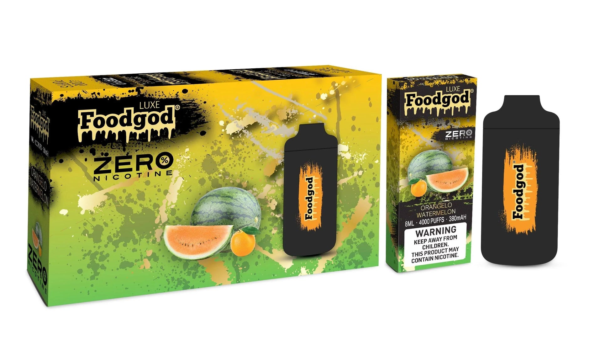 Foodgod Luxe Zero Nicotine Orangelo Watermelon  