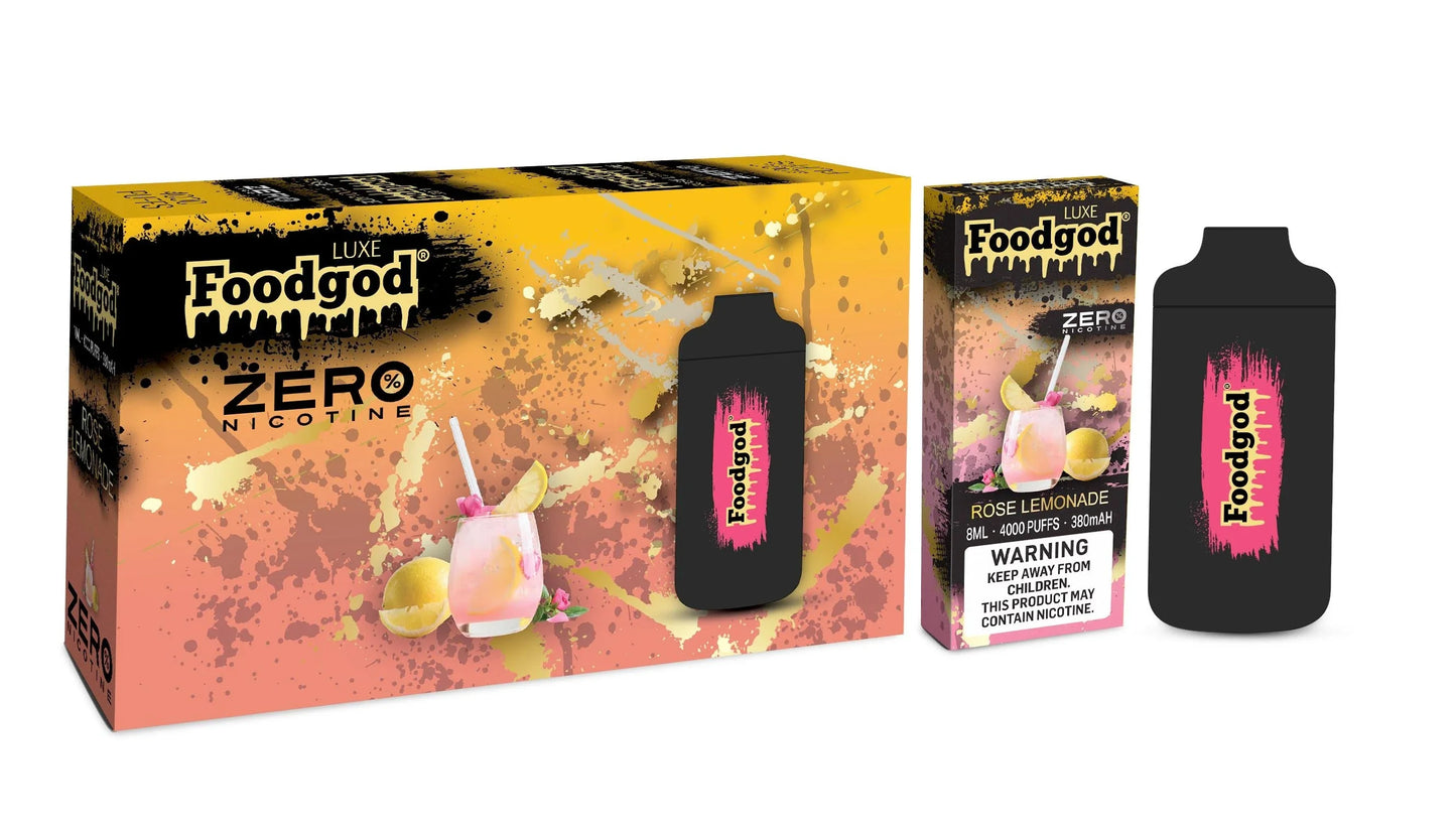 Foodgod Luxe Zero Nicotine Rose Lemonade  