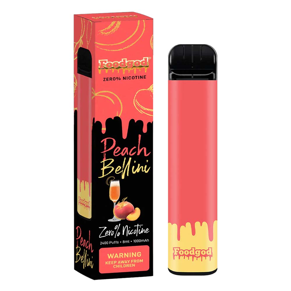 FoodGod Zero Nicotine Peach Bellini