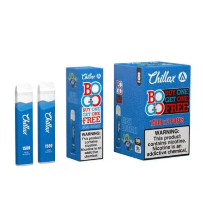 Chillax Disposable Vape 0% Fresh Blue Razz