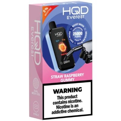 HQD EVEREST 25K Straw Raspberry Gummy
