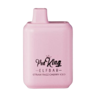 Elf Bar Pod King 5000 - Straw Razz Cherry Iced