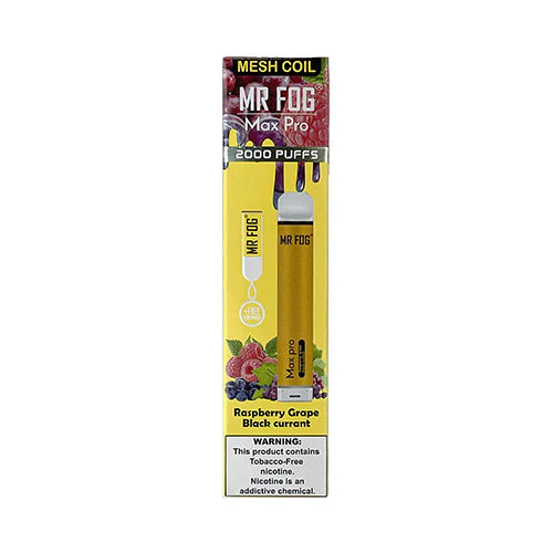 Mr Fog Max Pro Raspberry Grape Black