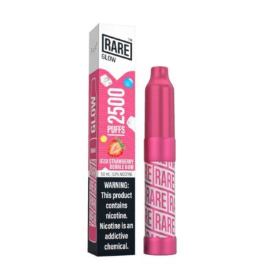 Rare Glow ICED STRAWBERRY BUBBLE GUM