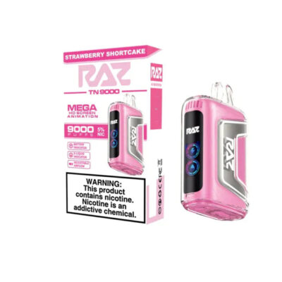 Raz TN9000 Strawberry Shortcake Flavor - Disposable Vape