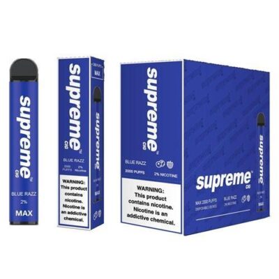 Supreme Max Blue Razz 2%