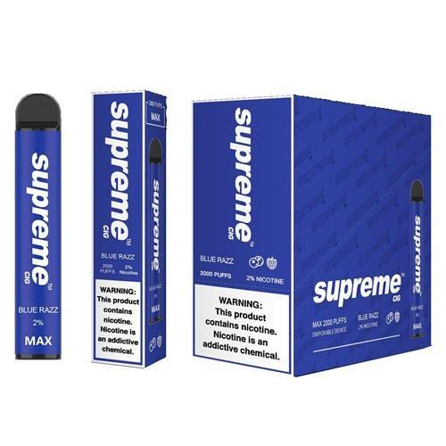 Supreme Max Blue Razz 2%
