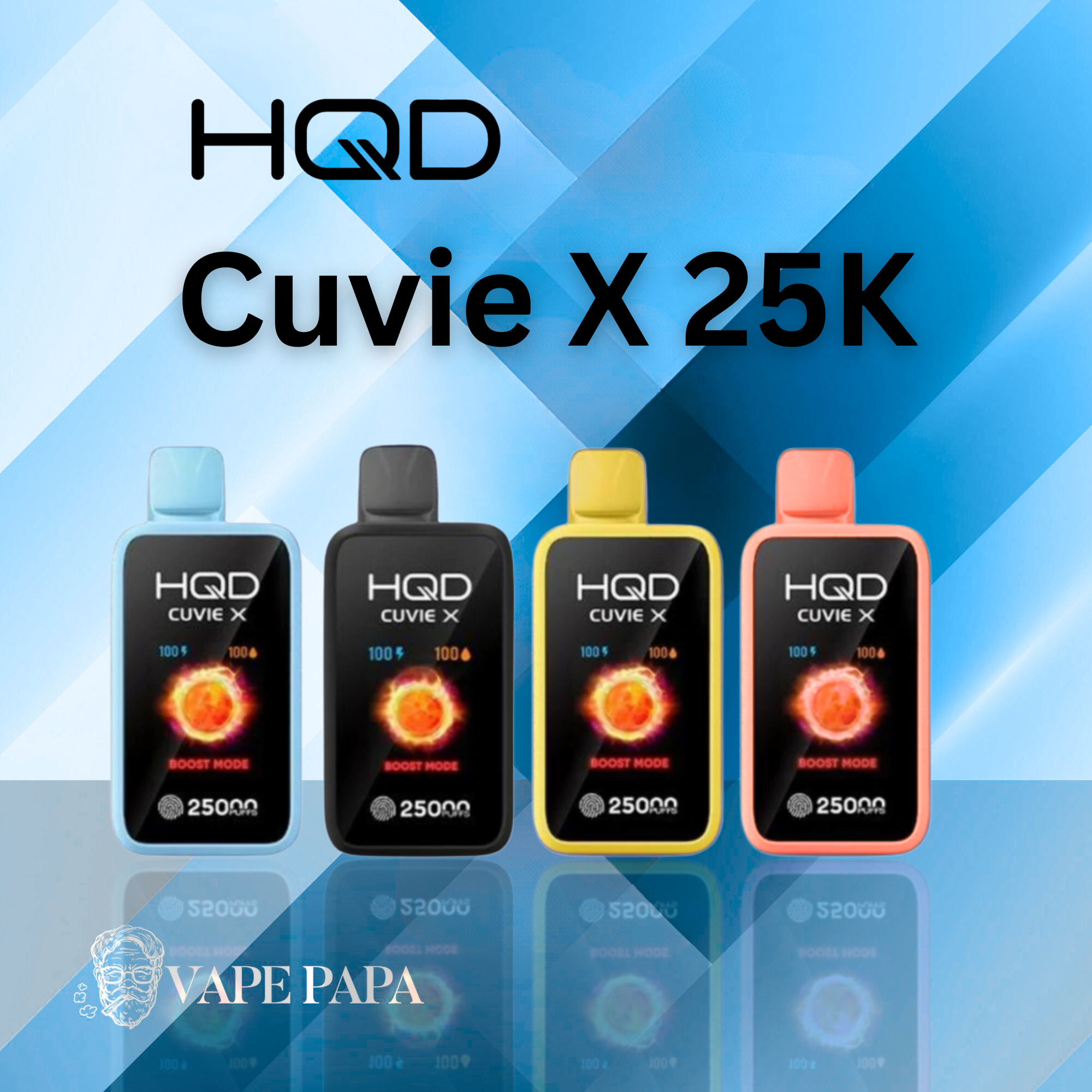 HQD Cuvie X 25K Flavors