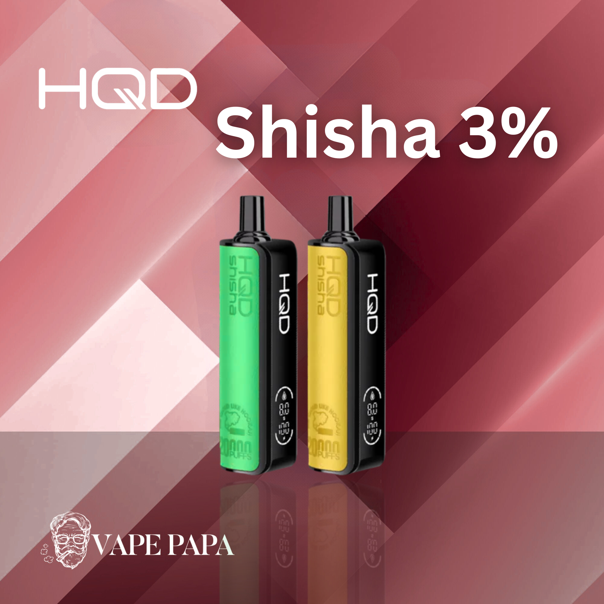 HQD Shisha 3% 20K Flavors
