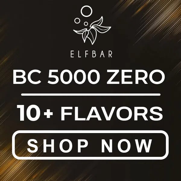 Elf Bar BC5000 Zero Nicotine Flavors