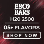 Esco Bars H2O 2500 Flavors
