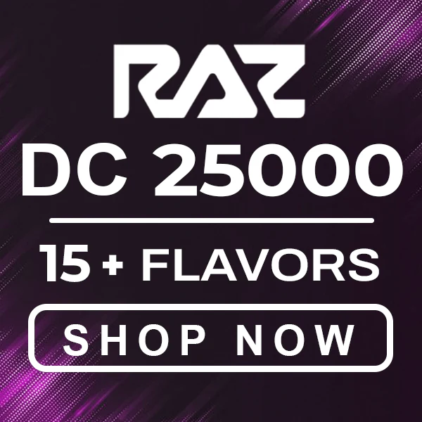 Raz DC25000 Flavors