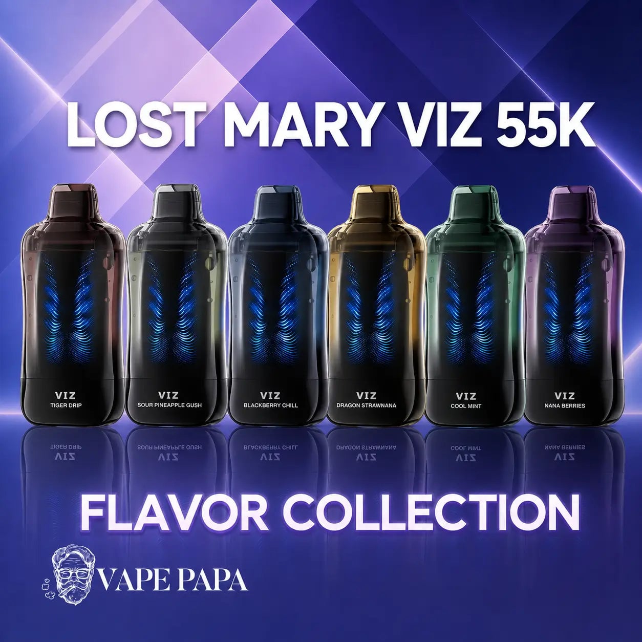 Lost Mary VIZ 55K Flavors Collection | Vape Papa