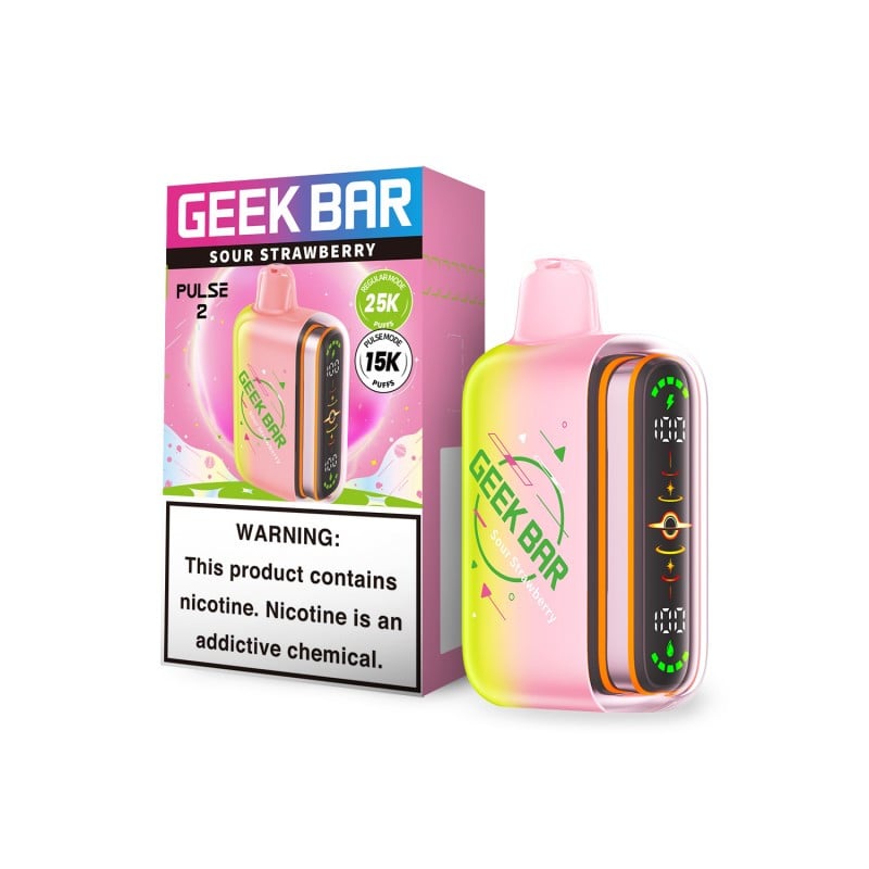 Geek Bar Pulse 2 Sour Strawberry