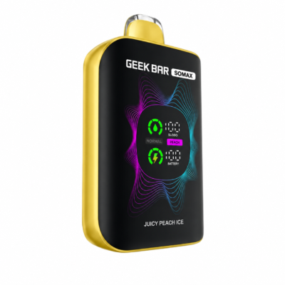 Geek Bar Somax 80K Disposable Vape - Juicy Peach Ice