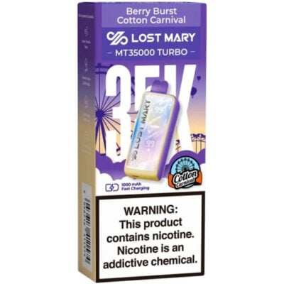 Lost Mary MT35000 Carnival Edition Disposable Vape - Berry Burst Cotton Carnival
