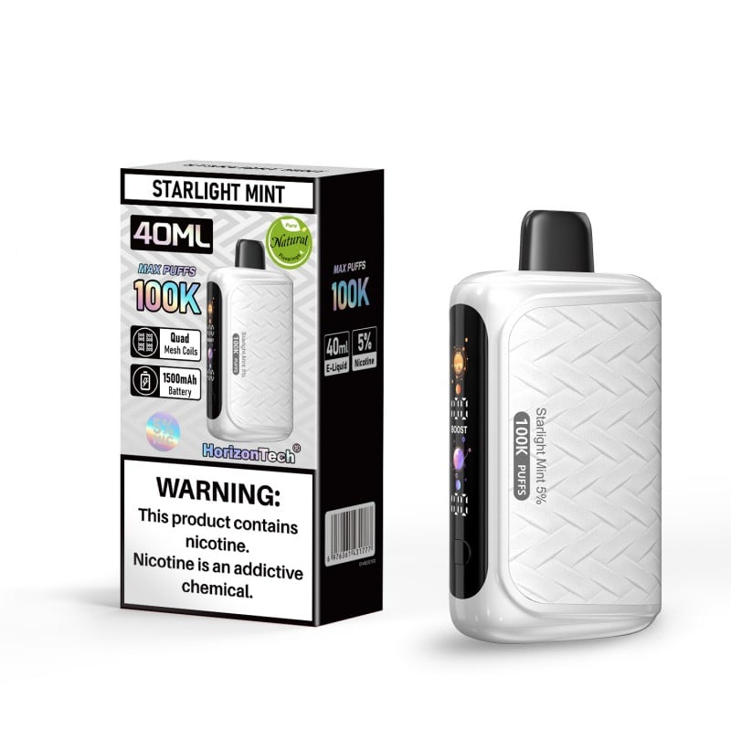 HorizonTech 100K disposable vape - Starlight Mint