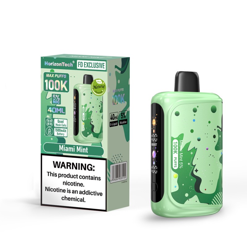 HorizonTech 100K disposable vape - Miami Mint