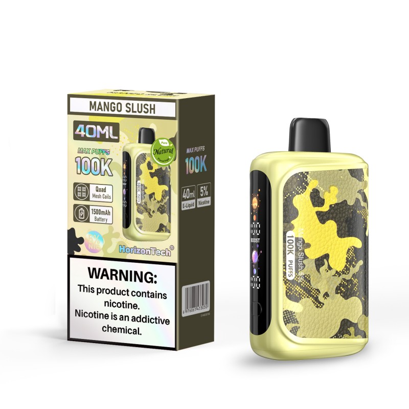 HorizonTech 100K disposable vape - Mango Slush