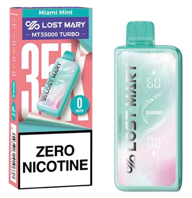 Lost Mary MT35000 Turbo Zero Nicotine Disposable Vape - Image 3