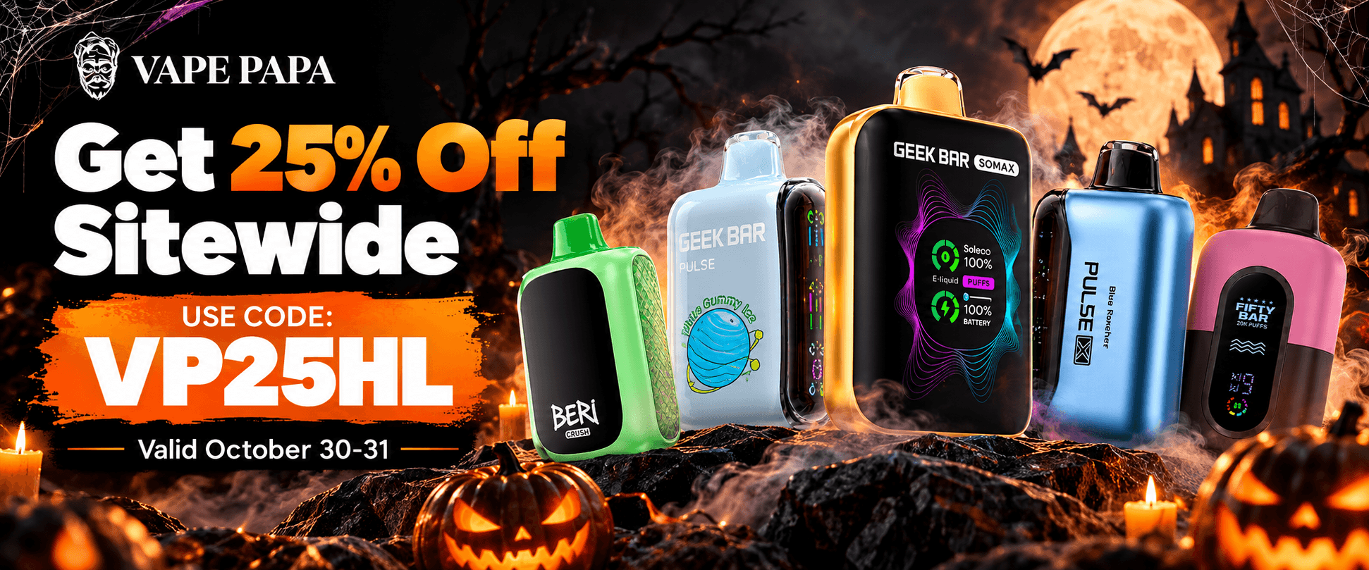Vape Papa Halloween Sale